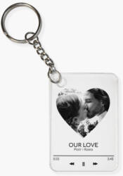 Empikfoto. ro Breloc Our Love, 4x6 cm - 147694