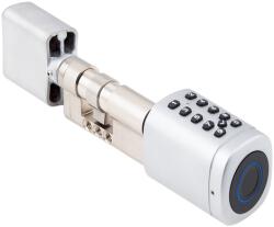  Intelligens cilinder zár - 70 mm ajtóhoz - AIRBNB - rozsdamentes INOX 918-S6-F(TUYA)-46-sv