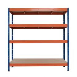  Szegecses nagy teherbírású állvány DTD forgácslap polc 480 kg BULLRACK RIVET PRO