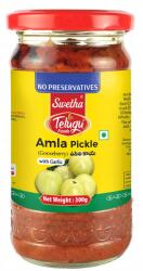  Indiai pác Amla Pickle with garlic Telugu 300 g (7428)