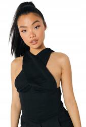 Boohoo Petite Top Fekete Rzlm L
