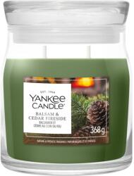 Yankee Candle Balsam & Cedar Fireside Signature Közepes 368 g
