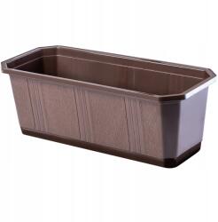 Kadax Erkélyláda 40 cm Virágtartó Erkély Barna (K8808)