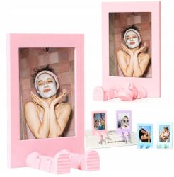LoveInstant Álló képkeret rózsaszín Instax Mini 99 41 12 11 Evo LiPlay Zink 2x3 (Ramka z nóżkami)