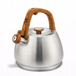 Edenberg Hagyományos acél vízforraló Edenberg 3 l Szatén Inox Barna Fogantyú Szilikon (EB-8875W)