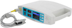 CONTEC Pulsoximetru profesional Contec CMS70A, senzor adulti, masoara saturatia de oxigen si rata pulsului, functie alarma si ceas, soft PC