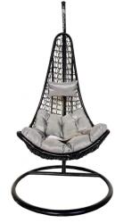 Heinner Balansoar Elda, ratan sintetic, gri, 80x102x124/195cm (DSAN004) - pcone