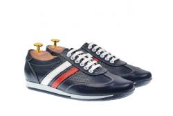 RUSAY Pantofi barbati sport din piele naturala bleumarin 1055BLM, marimea 44