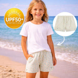 Swim Essentials Swim Essentials: Детски плувни шорти с UV50+ "Green Flowers (SWE-2024SE1594)