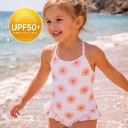 Swim Essentials Swim Essentials: Цял бански с къдрички и слънцезащитен фактор 50+ - "Flower Hearts (SWE-2023SE632)