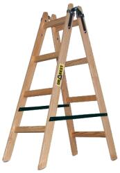 DRABEST Scara pliabilă din lemn, 2x4 trepte, 150kg, Drabest (DR-DR-2X4)