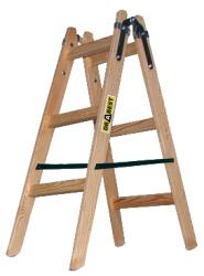 DRABEST Scara pliabilă din lemn, 2x3 trepte, 150kg, Drabest (DR-DR-2X3)