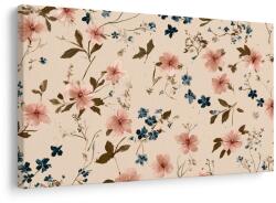 Dovido Tablou flori pastelate pe fundal bej - 90x60