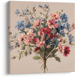 Dovido Tablou aranjament floral delicat - 70x70