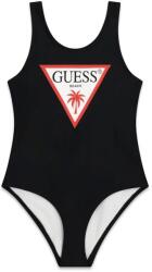 GUESS Цял бански за момиче в черен цвят с цветно лого Guess