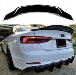 1A First Automotive Spoiler Alátét 2017+ Audi A5 Coupe R Style Fekete Fényes