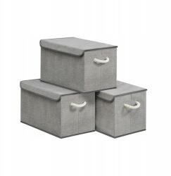 Songmics Tároló Dobozok Anyagrendező 45L 50 X 30 X 30 Szett (4001883481029)