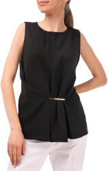 TED BAKER Top Alayra Draped Pebble Detail 284194 black