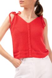 VERO MODA Top Vmsalty Sands Sl Se 10342933 17-1654 TCX poinsettia (10342933 17-1654 TCX poinsettia)
