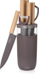 Swiss Haus Set cutite 8 piese Swiss Haus, otel inoxidabil, taupe (SH-KS8T)