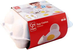 HaPe International Комплект продукти за рязане Hape - Кутия с яйца, от дърво (H3156) - baby