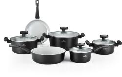 Swiss Haus Set oale 10 piese Swiss Haus-Geneva, aluminiu, 18 20 24 28 cm, negru (SH-GC3010B)