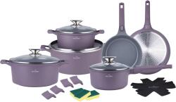 Swiss Haus Set oale 19 piese Swiss Haus-Geneva, aluminiu, 18 20 24 28 cm, taupe (SH-LG3019T)