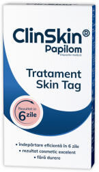 Zdrovit Tratament pentru indepartarea papiloamelor ClinSkin Papilom, 1 aplicator + 3 dispozitive, Zdrovit