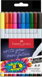 Faber-Castell Carioci cu grip FABER-CASTELL Boldpen, 10 culori/set (FC155317)