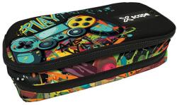 Graffiti Овален ученически несесер Graffiti Xscape - Gaming (259348)