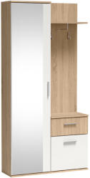 Greensite Lux előszobafal, sonoma tölgy / alpesi fehér