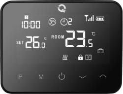 Quicksmart Termostat suplimentar wireless Quicksmart Q20 pentru control încălzire în pardoseală, Negru