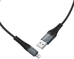  USB-A to Lightning Kábel Hoco X38 Cool, 18W, 2A, 1m, Fekete