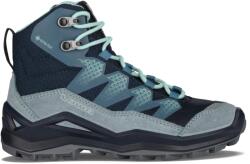 Lowa Детски туристически обувки Lowa Kid's Maddox Pro GTX Mid Walking boots - Navy / Smoke Blue - размер 30 (EU) (702-4382-0413)
