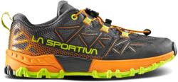 La Sportiva Детски маратонки La Sportiva Kid's Bushido II Trail running shoes - Carbon / Hawaiian Sun - размер 34 (EU) (702-2581-0120)