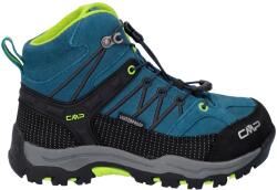 CMP Детски туристически обувки CMP Kid's Rigel Mid Trekking Shoes Waterproof Walking boots - Deep Lake / Acido - размер 33 (EU) (702-3066-0419)