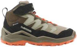 Lowa Детски туристически обувки Lowa Kid's Maddox Pro GTX Mid VC Walking boots - Olive / Black - размер 26 (EU) (702-4383-0714)