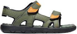 Timberland Детски сандали Timberland Kid's Perkins Row 2-Strap Sandal - Dark Green / Orange - размер 28 (EU) (702-3237-0218)