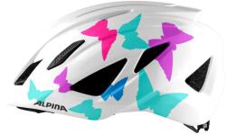 Alpina Детска каска за велосипед Alpina Kid's Pico Bike helmet - Pearl White Butterflies Gloss - размер 50-55 cm (851-1649-0411)