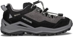 Lowa Детски мултиспорт обувки Lowa Kid's Wandax GTX Lo Multisport shoes - Black / Grey - размер 36 (EU) (702-5122-0119)