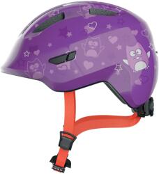 ABUS Детска каска за велосипед ABUS Kid's Smiley 3.0 Bike helmet - Purpletar - размер S 45-50 cm (851-1165-0911)