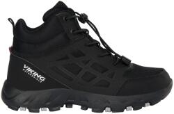 Viking Детски туристически обувки Viking Kid's Track Mid Waterproof SL Walking boots - Black - размер 37 (EU) (702-4634-0118)