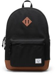 Herschel Детска детска раница Herschel Heritage Youth Backpack 26 Kids' backpack - Black / Saddle Brown - размер One Size (508-0693-0111)