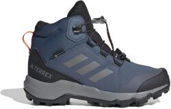 adidas Terrex Детски туристически обувки adidas Terrex Kid's Terrex Mid GTX Walking boots - Wonder Steel / Grey Three / Semi Impact Orange - размер 33, 5 (EU) (702-1236-1812)
