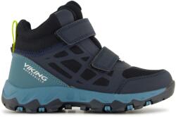 Viking Детски туристически обувки Viking Kid's Track Mid WP 2V Walking boots - Navy / Demin - размер 27 (EU) (702-3434-0216)