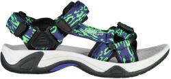 CMP Детски сандали CMP Kid's Hamal Sandals - Black Blue / Verde Fluo - размер 29 (EU) (702-3299-0112)