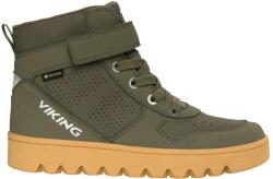 Viking Детски ежедневни обувки Viking Kid's Fleek Mid GTX 1V Sneakers - Olive - размер 35 (EU) (702-3424-0216)