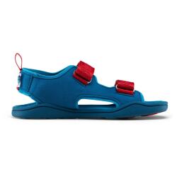 Affenzahn Детски сандали Affenzahn Kid's Vegan Airy Sandals - Shark / Petrol - размер 24 (EU) (702-2641-0314)