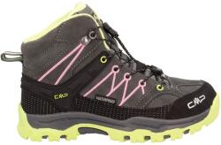 CMP Детски туристически обувки CMP Kid's Rigel Mid Trekking Shoes Waterproof Walking boots - Grey / Pink / Apple - размер 29 (EU) (702-3066-1712)