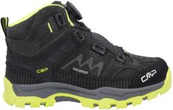 CMP Детски туристически обувки CMP Kid's Kiruna Mid Fitgo Trekking Shoes WP Walking boots - Piombo / Acido - размер 38 (EU) (702-3743-0321)
